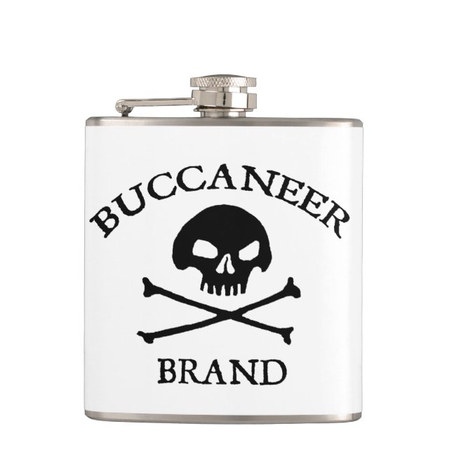 Buccaneer Brand Flask (Front)