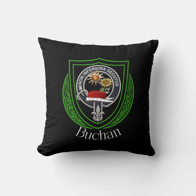 Buchan Scottish Clan Crest Cushion (Front)