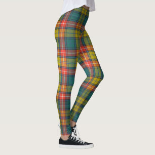 Buchanan Ancient Tartan Pattern  Leggings