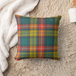 Buchanan Ancient Tartan Pattern Throw Pillow