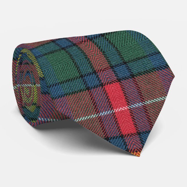 Buchanan Ancient Tartan Pattern Tie (Rolled)