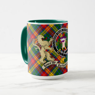 Buchanan Clan Badge & Tartan Personalised Mug