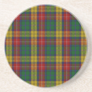 Buchanan Clan Family Tartan Coaster