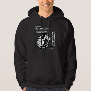 Buchanan Clan Gaelic Motto Swordsman Hoodie