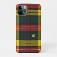 Buchanan Clan Plaid Scottish Pattern Monogram