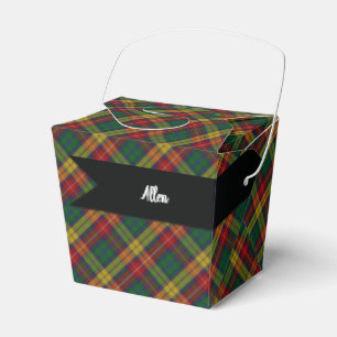 Buchanan Clan Tartan Plaid Pattern Favour Box
