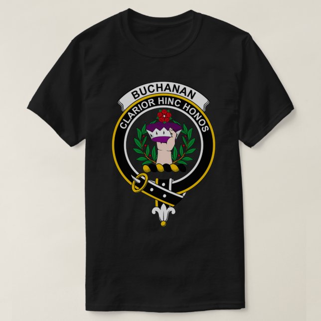 Buchanan Crest Tartan Clan Scottish Clan 1 T-Shirt (Design Front)