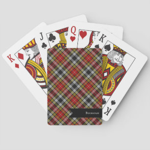 Buchanan Dress Clan Tartan Card Deck