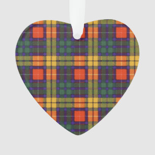 Buchanan Family clan Plaid Scottish kilt tartan Ornament