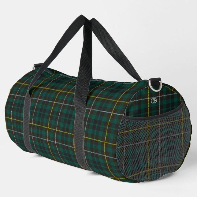 Buchanan Hunting #2 Tartan Large Duffle Bag (Right Corner)