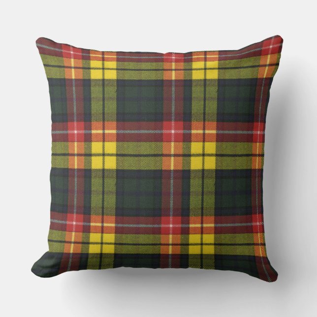 Buchanan Modern Original Scottish Tartan Cushion (Front)