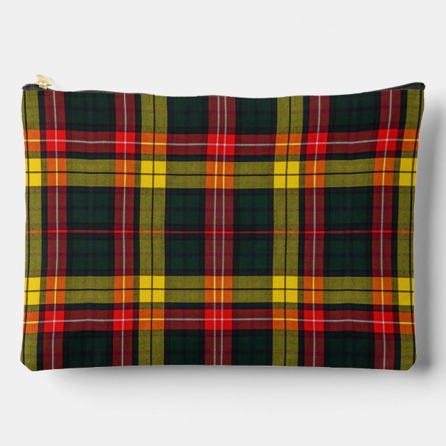 Buchanan Modern Tartan Accessory Pouch (Front)