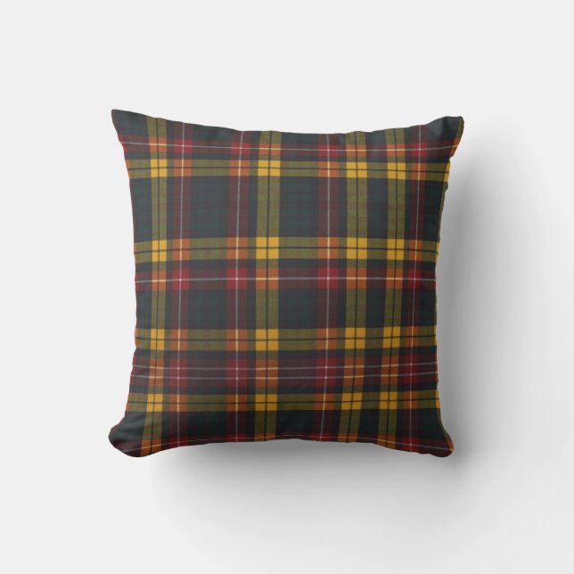 Buchanan Modern Tartan Cushion (Front)