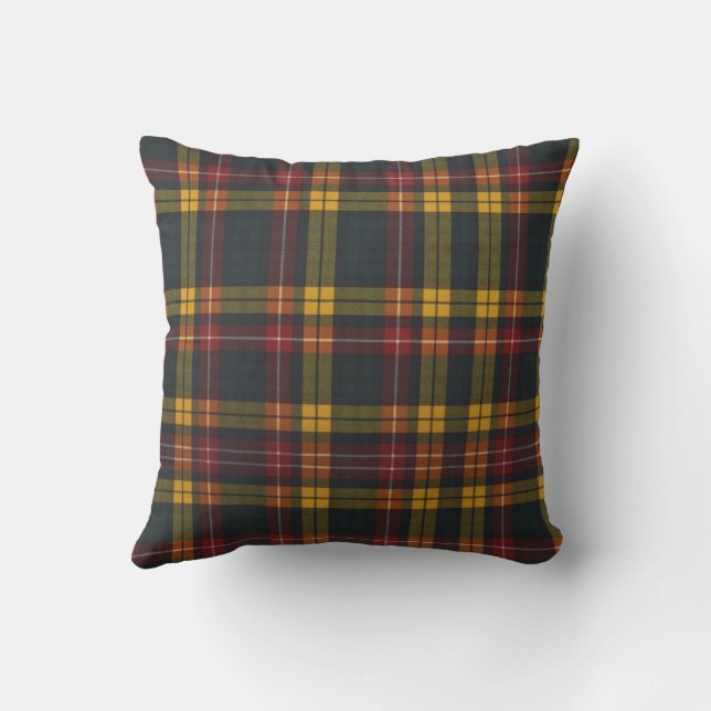 Buchanan Modern Tartan Cushion (Back)