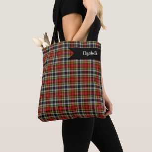 Buchanan Old Dress Scottish Clan Tartan Plaid Tote Bag