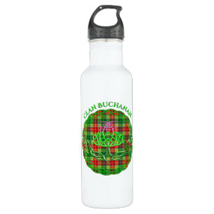 Buchanan Scottish Tartan Celtic Thistle 710 Ml Water Bottle