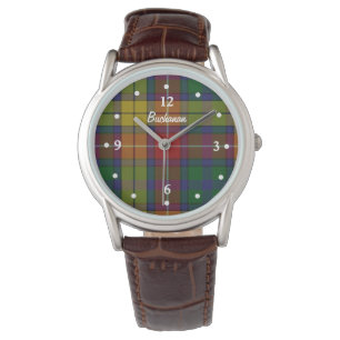 Buchanan Tartan Plaid Faced Custom Watch
