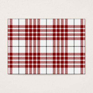 Buchanan tartan red white plaid
