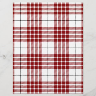 Buchanan tartan red white plaid
