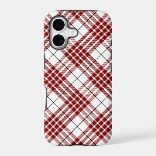 Buchanan tartan red white plaid
