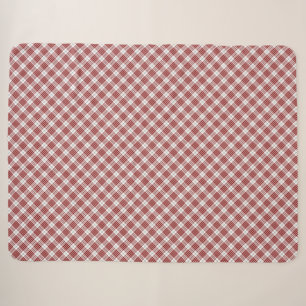 Buchanan tartan red white plaid sherpa blanket