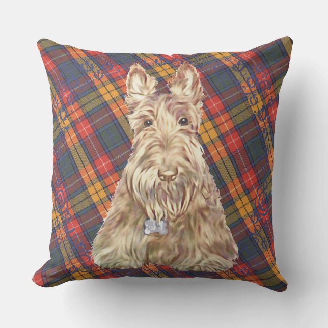 Buchanan Tartan Scottie Cushion (Front)