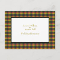 Buchanan Tartan Wedding Response