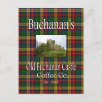 Buchanan's Old Buchanan Castle Coffee Co. Postcard