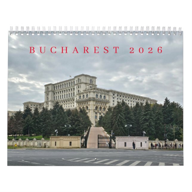 Bucharest 2026 calendar (Cover)