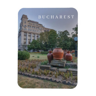 Bucharest Cismigiu Park view fridge magnet