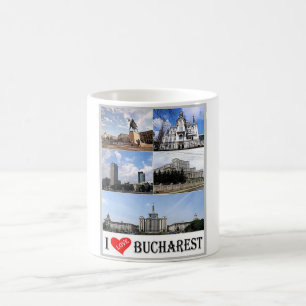 Bucharest - I Love - Romania - Coffee Mug