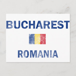 Bucharest Romania Designs Postcard
