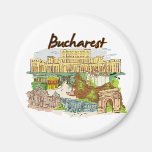 Bucharest, Romania Magnet