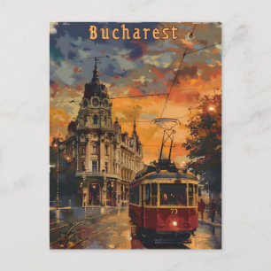 Bucharest Vintage Postcard