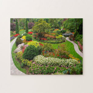 Buchart Gardens Vancouver. Jigsaw Puzzle
