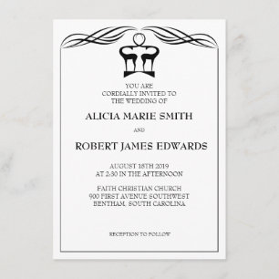 Buck and Doe Wedding Invitation
