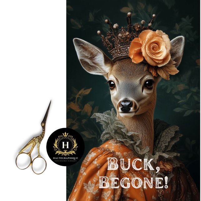 Buck Begone Sassy Deer Decoupage Tissue Paper (Creator Uploaded)