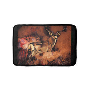 Buck Deer Art Bath Mat