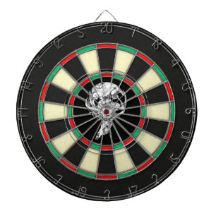 Buck Deer Bow Hunter Antlers Skull Sports Dartboard