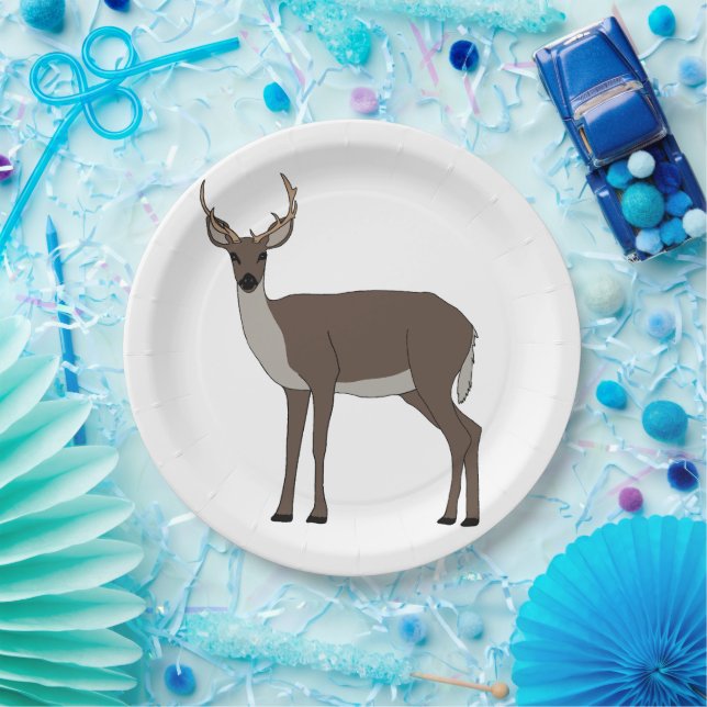 Buck Deer Paper Plate (Party)