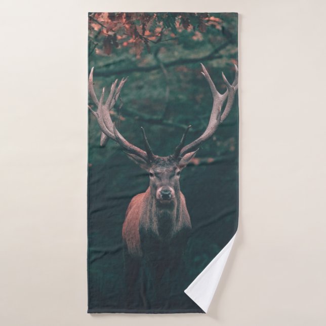 Buck Deer Wild Animal Bath Towel (Bath Towel)