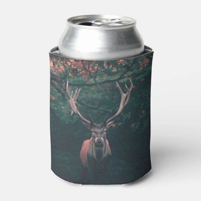 Buck Deer Wild Animal Can Cooler (Can Front)