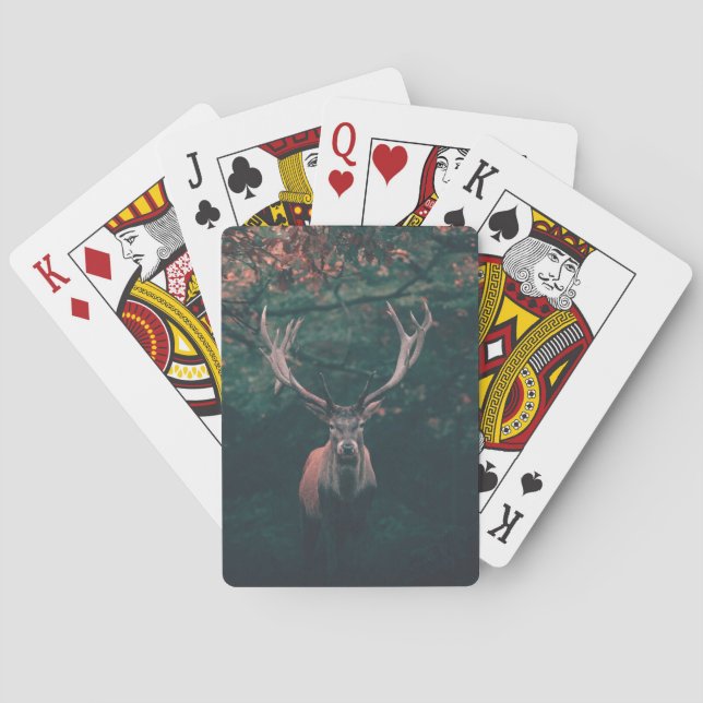 Buck Deer Wild Animal Playing Cards (Back)