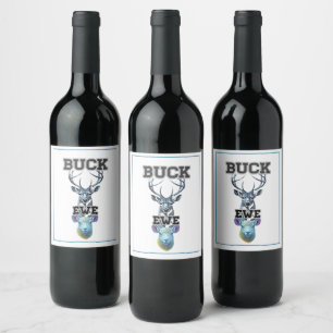 BUCK EWE  WINE LABEL