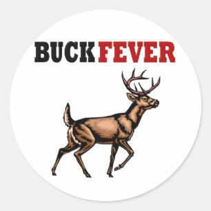 BUCK FEVER CLASSIC ROUND STICKER