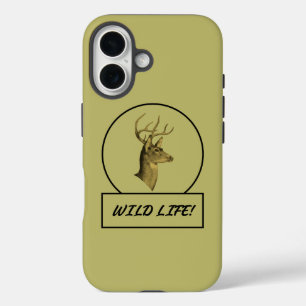 Buck Head Dark Khaki iPhone Cases
