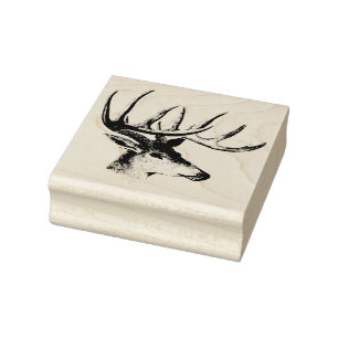 Buck Head Rubber Stamp