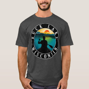 Buck Lake Wisconsin Canoeing T-Shirt