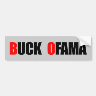 BUCK OFAMA Bumper Sticker
