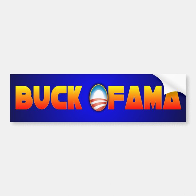 Buck Ofama Bumper Sticker (Front)